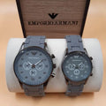 Premium Matching Couple Watch Set – Timeless Elegance