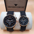 Premium Matching Couple Watch Set – Timeless Elegance
